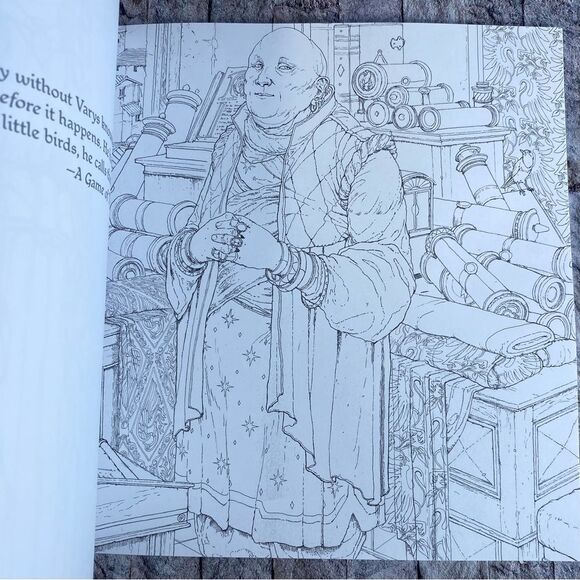 The Official A Game of Thrones Adult Coloring Book A Song of Ice Fire Paperback - Picture 8 of 9